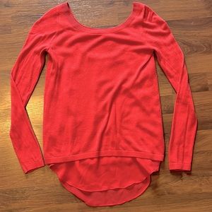 EUC Express open back red long sleeve